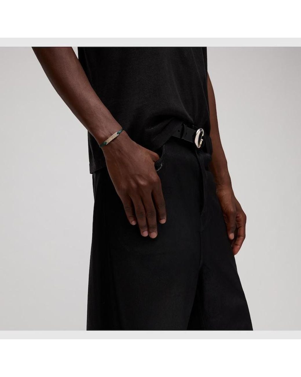 Gucci Blue Diamante Cord Bracelet