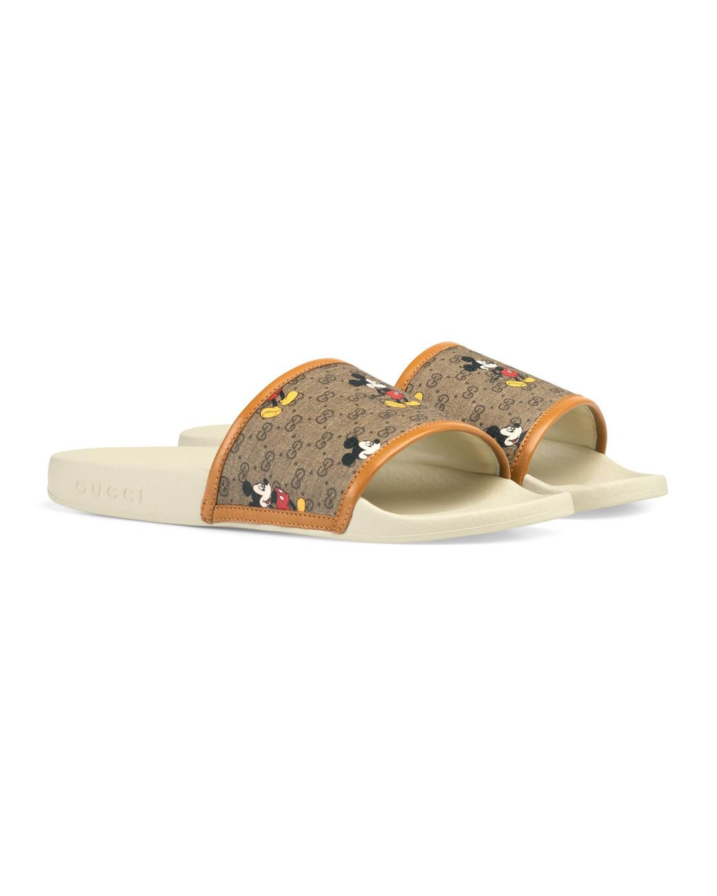 Gucci GG Disney X Slide in Natural | Lyst