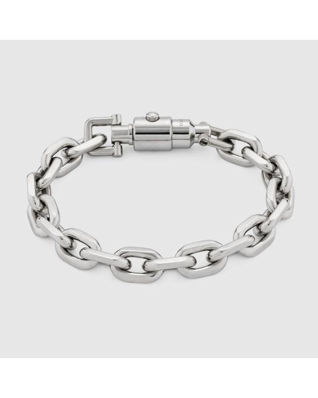 Gucci Jackie 1961 Silver-Toned Link Bracelet 7\
