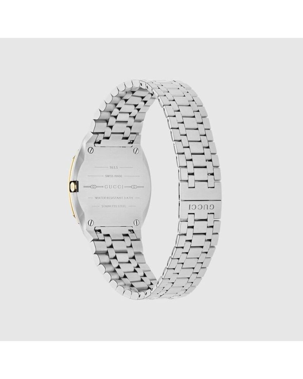Gucci Metallic 25h Watch, 30mm