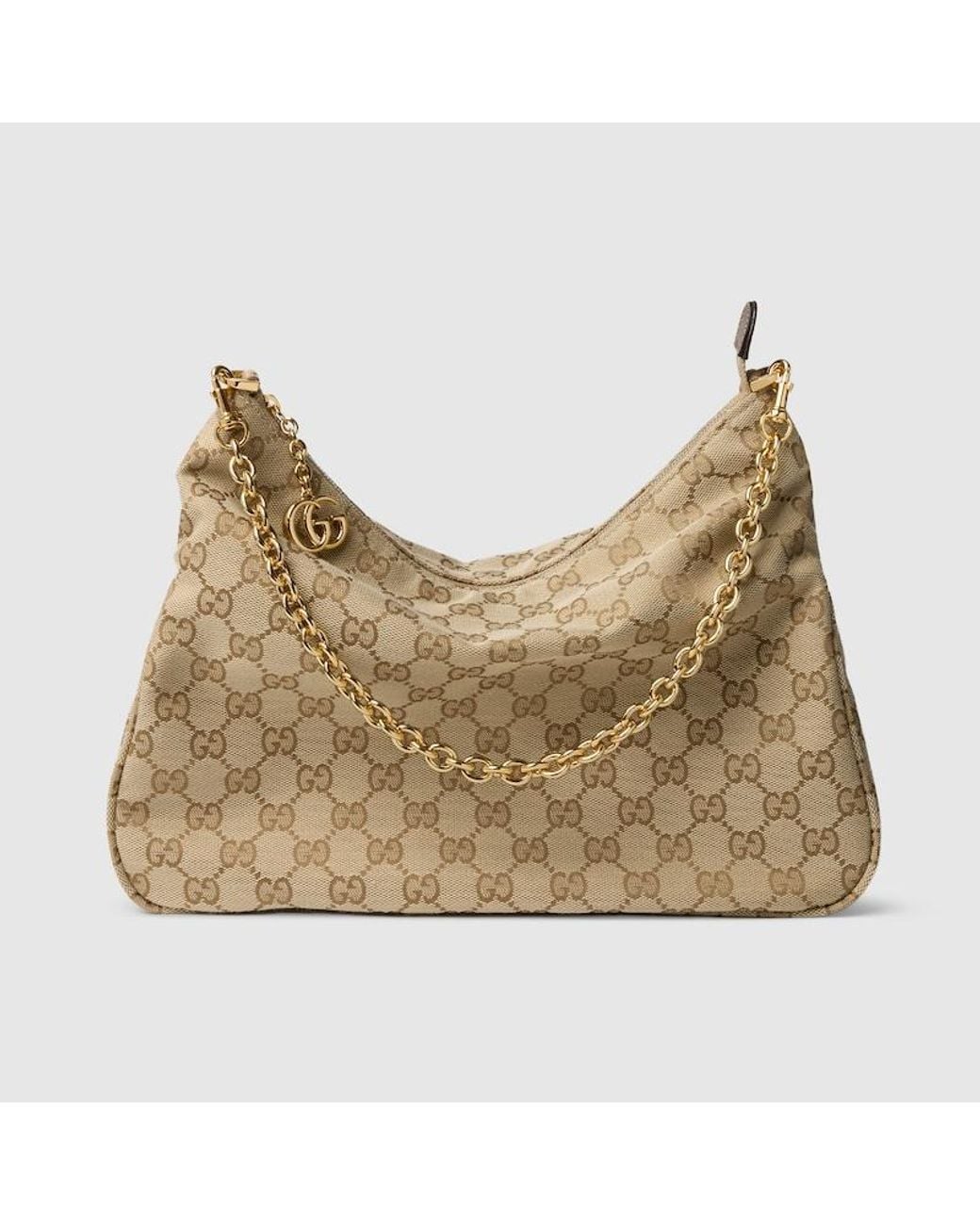Gucci Natural Lady Lunetta Chain Medium Shoulder Bag
