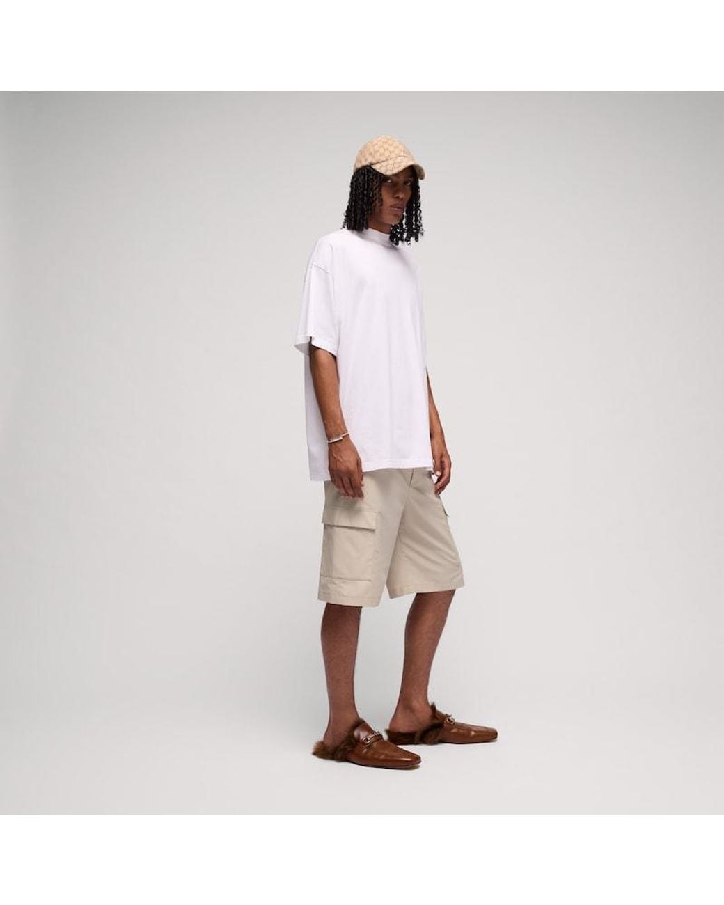 Gucci Brown Slipper With Horsebit, Leather