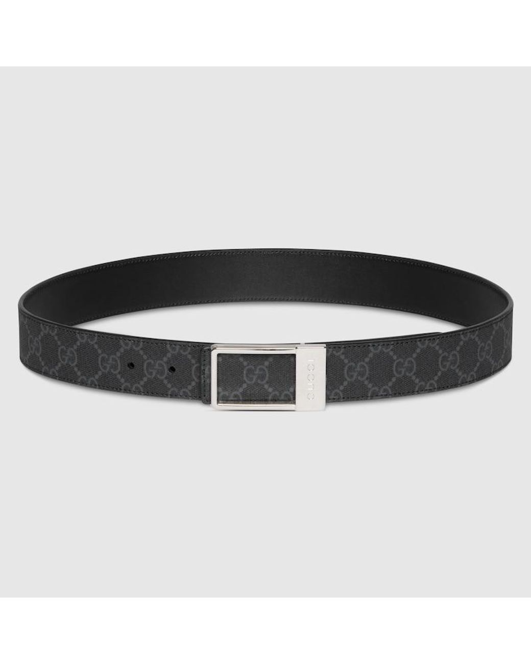 Cinturón Reversible Con Hebilla Rectangular, Talla 100 Gucci de hombre de color Black