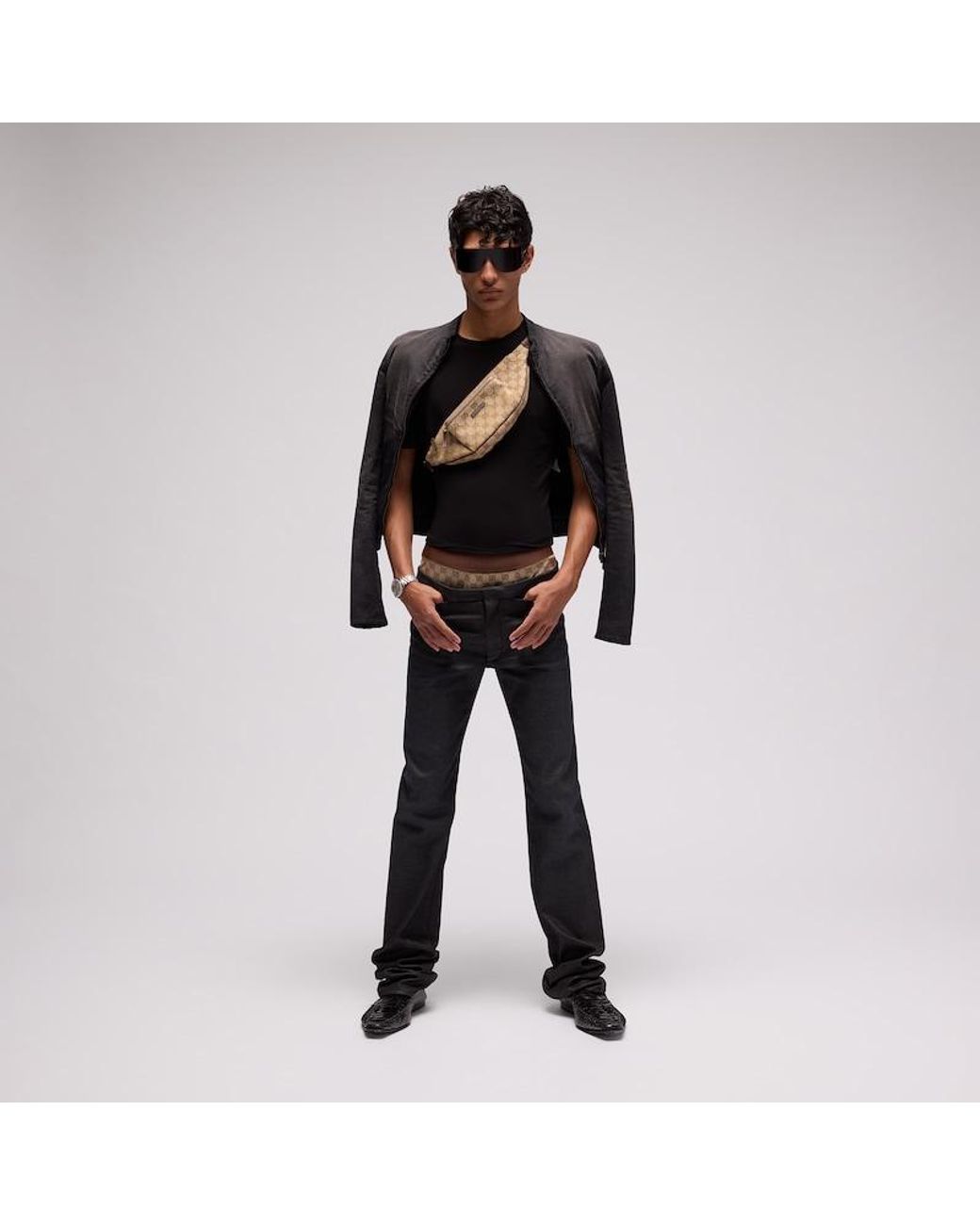 Gucci Black Stretch Jersey T-Shirt, Size Xxxl, Ready-To-Wear