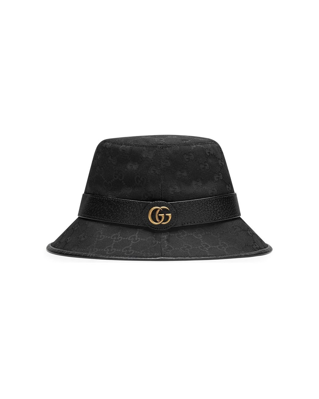 gg canvas bucket hat with double g