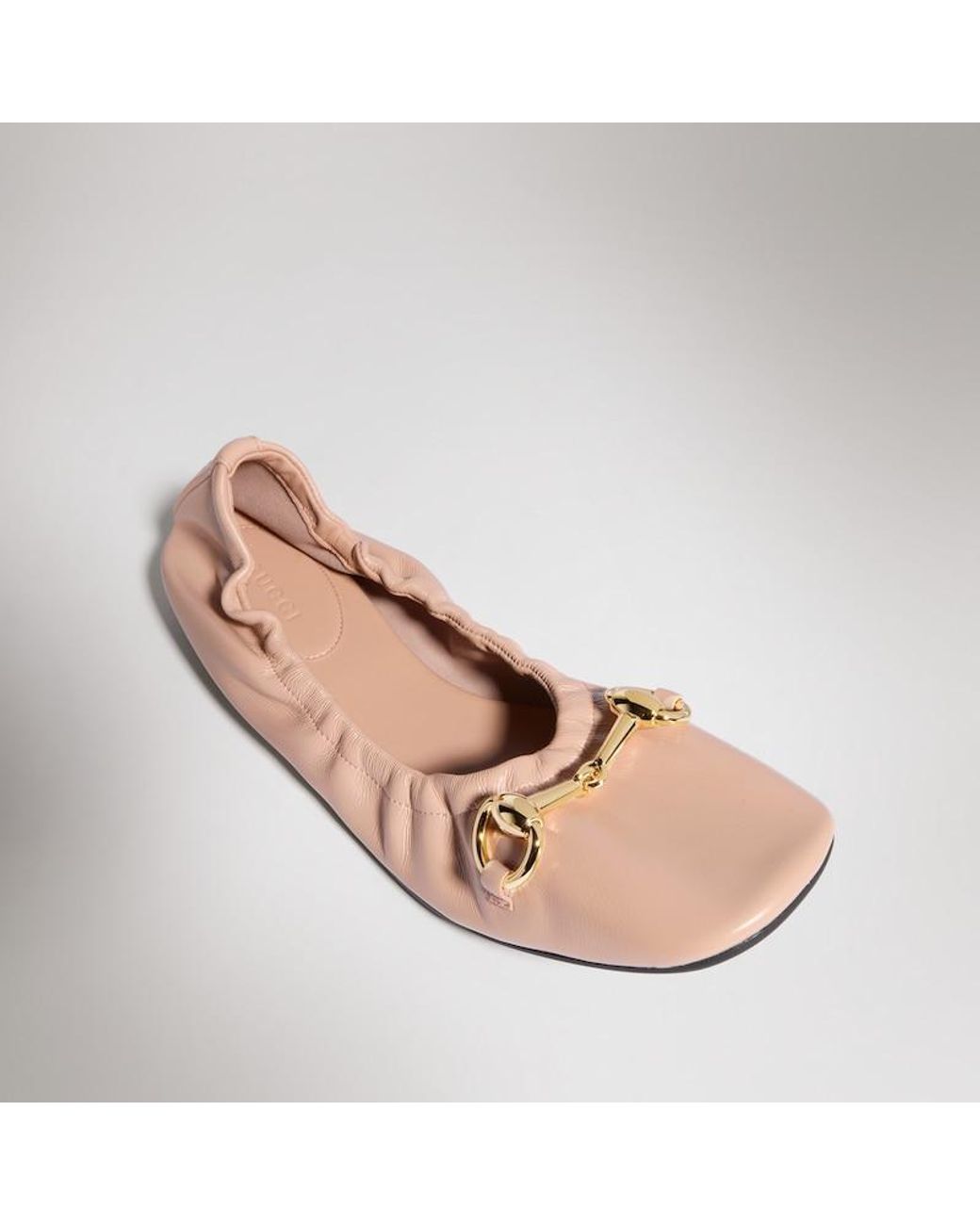 Gucci Pink Prima Ballet Flat