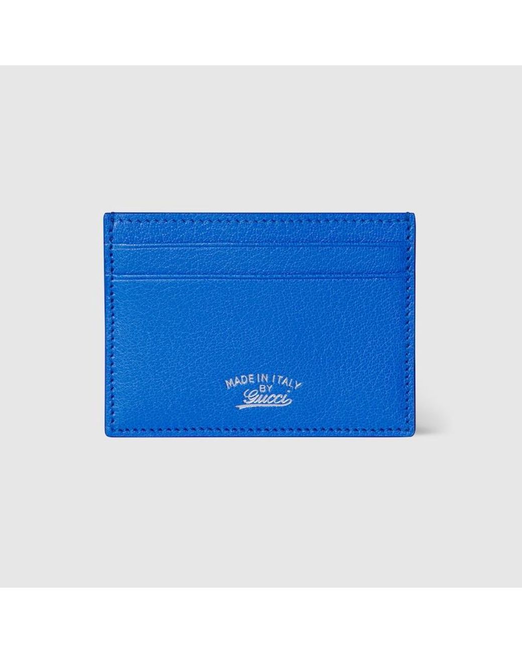 Gucci Lira Kartenetui in Blue für Herren