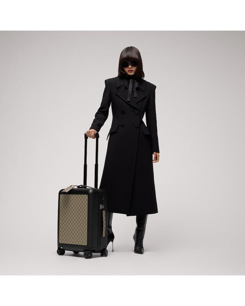 Gucci Black Porter Light Cabin Plus Trolley for men