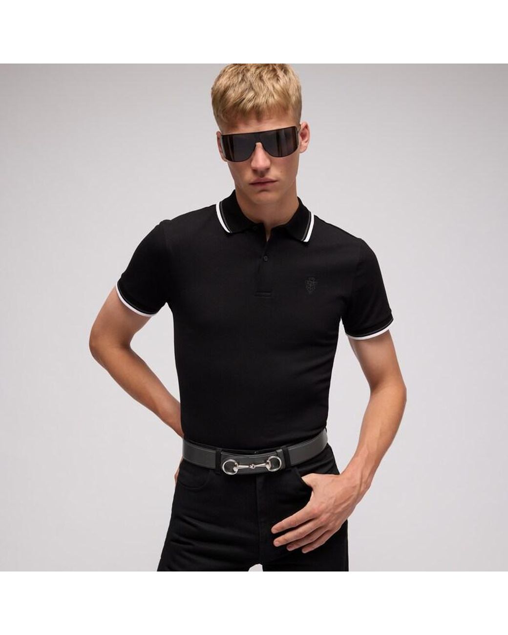 Gucci Black Horsebit 1955 Belt, Size 120, Leather for men