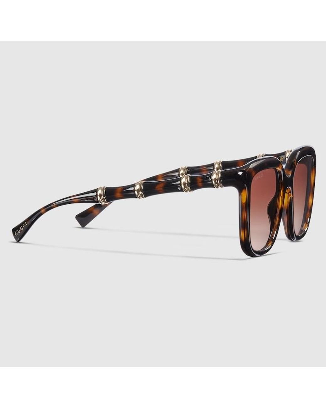 Gucci Brown Square Frame Sunglasses