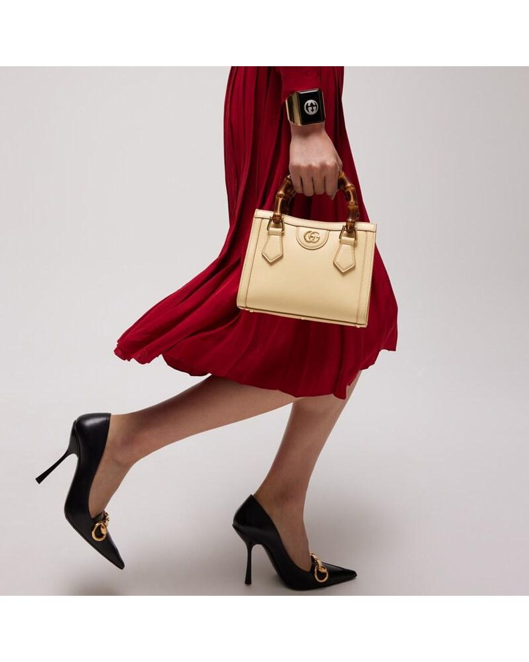 Gucci Natural Diana Small Tote Bag