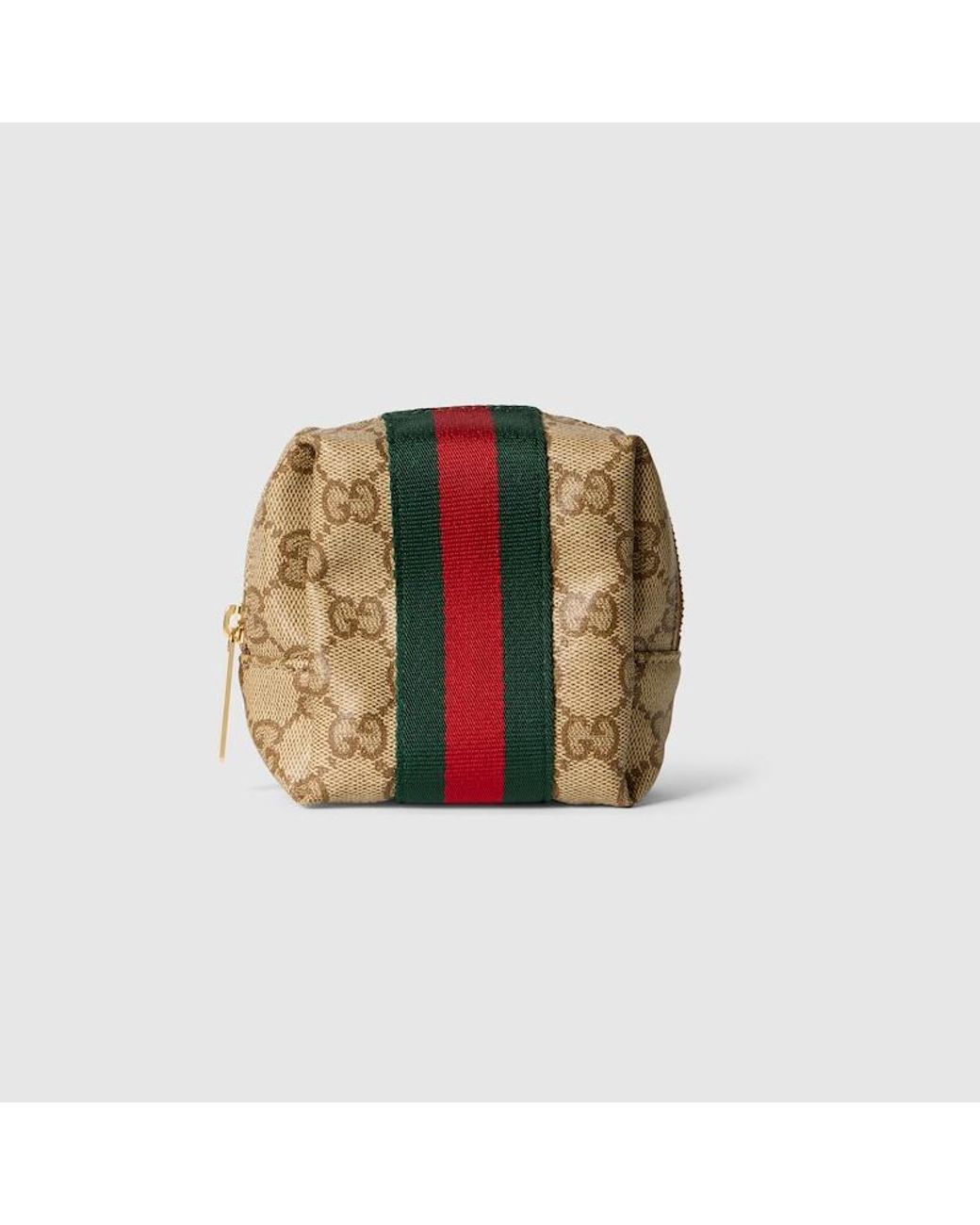 Gucci Natural Small Cosmetic Case With Web
