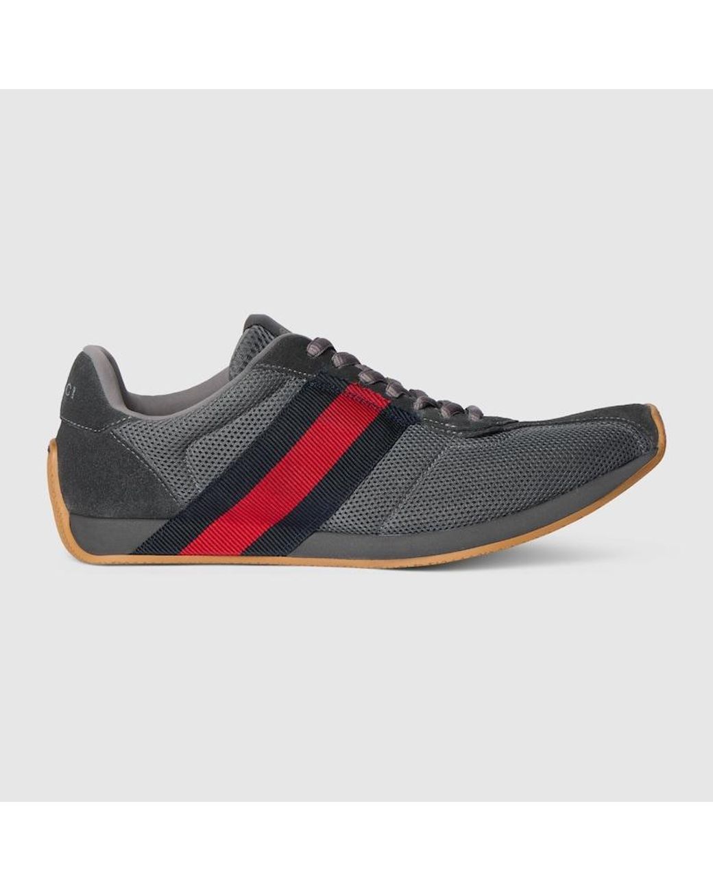 Gucci Gray Tempo Sneaker, Fabric