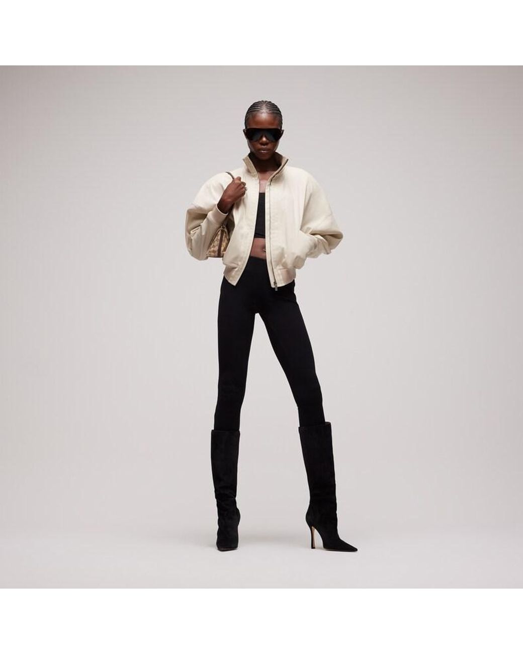 Giacca Con Zip di Gucci in Natural