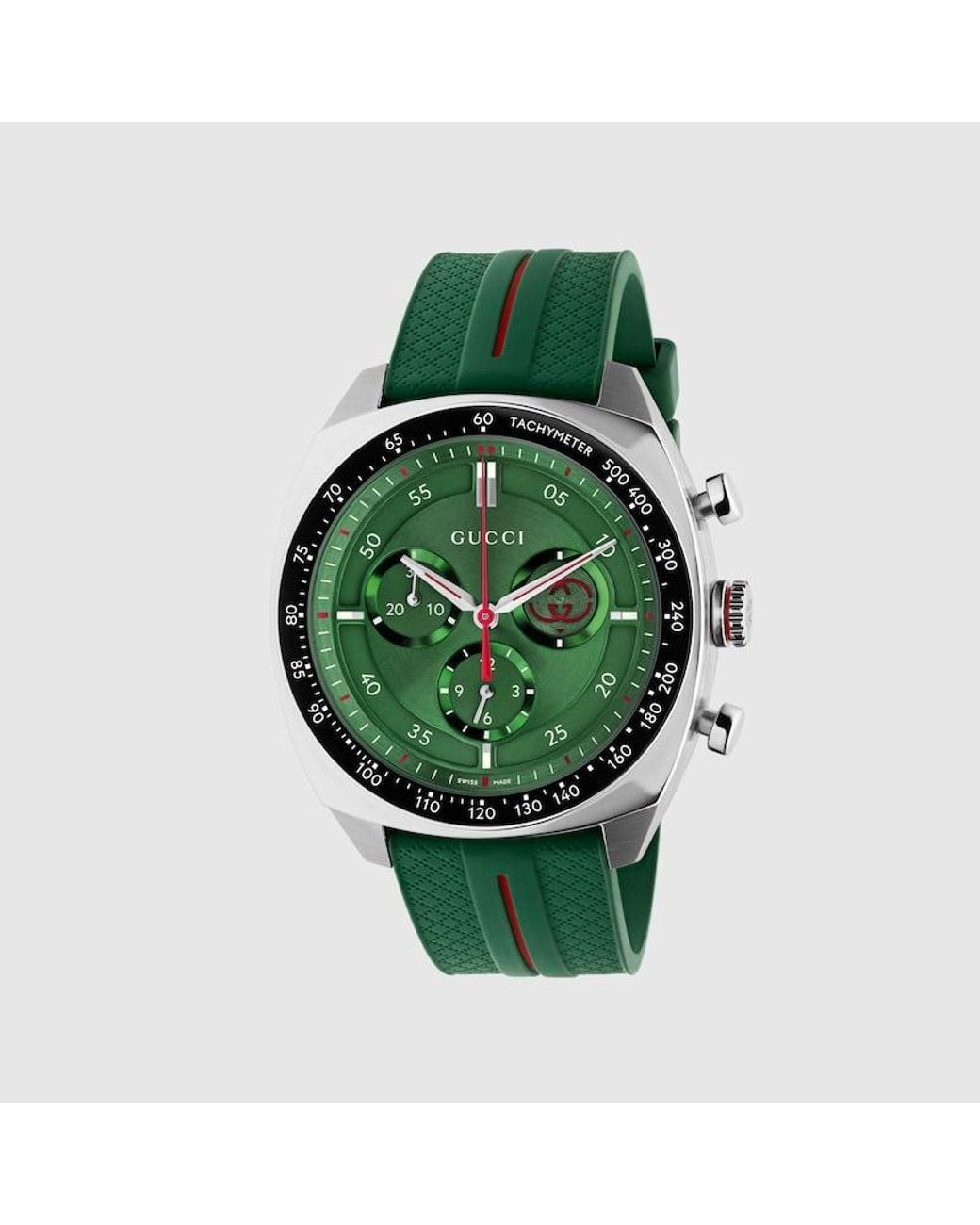 Montre Interlocking, 41 Mm Gucci pour homme en coloris Green