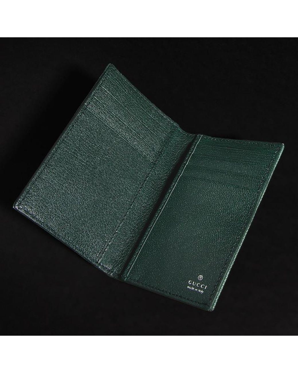 Gucci Essence Classic Kartenetui in Green für Herren