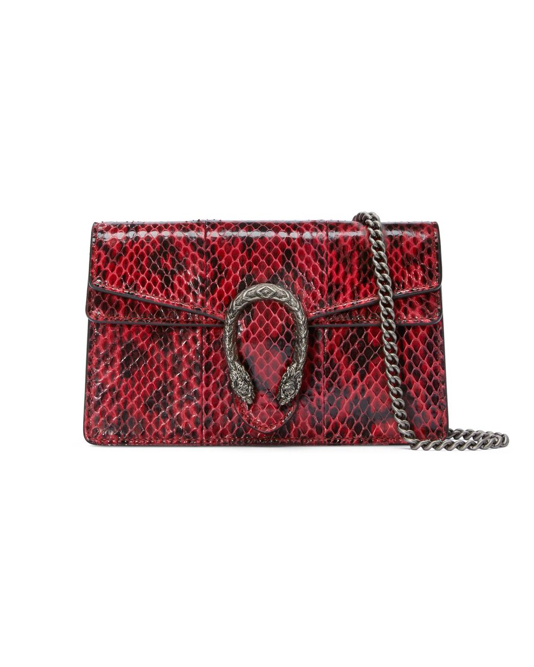 Gucci 401231 0416 Dionysus Women's Red Exotic Snake Skin Shoulder Bag  (GG2066) – Dellamoda