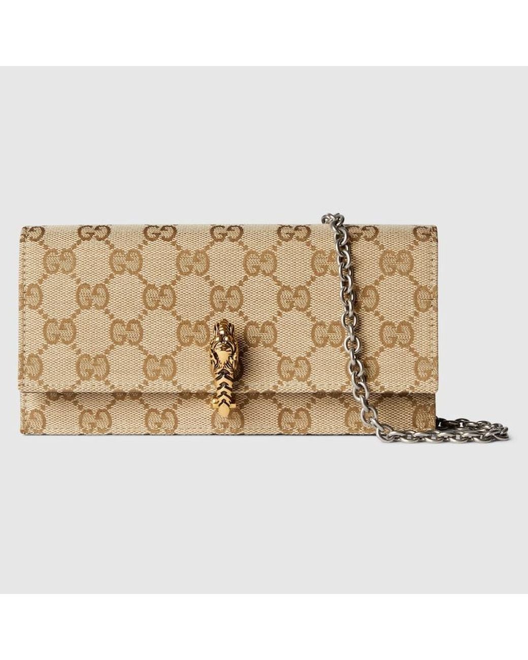 Gucci Natural Dionysus Wallet On Chain