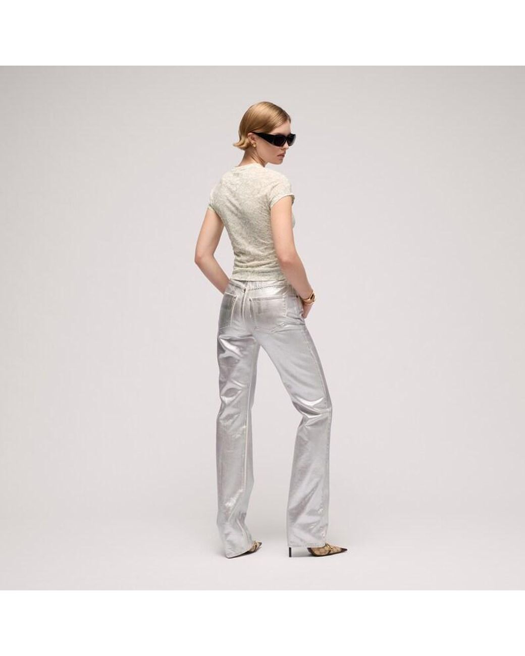 Gucci White Printed Cotton Jersey T-Shirt