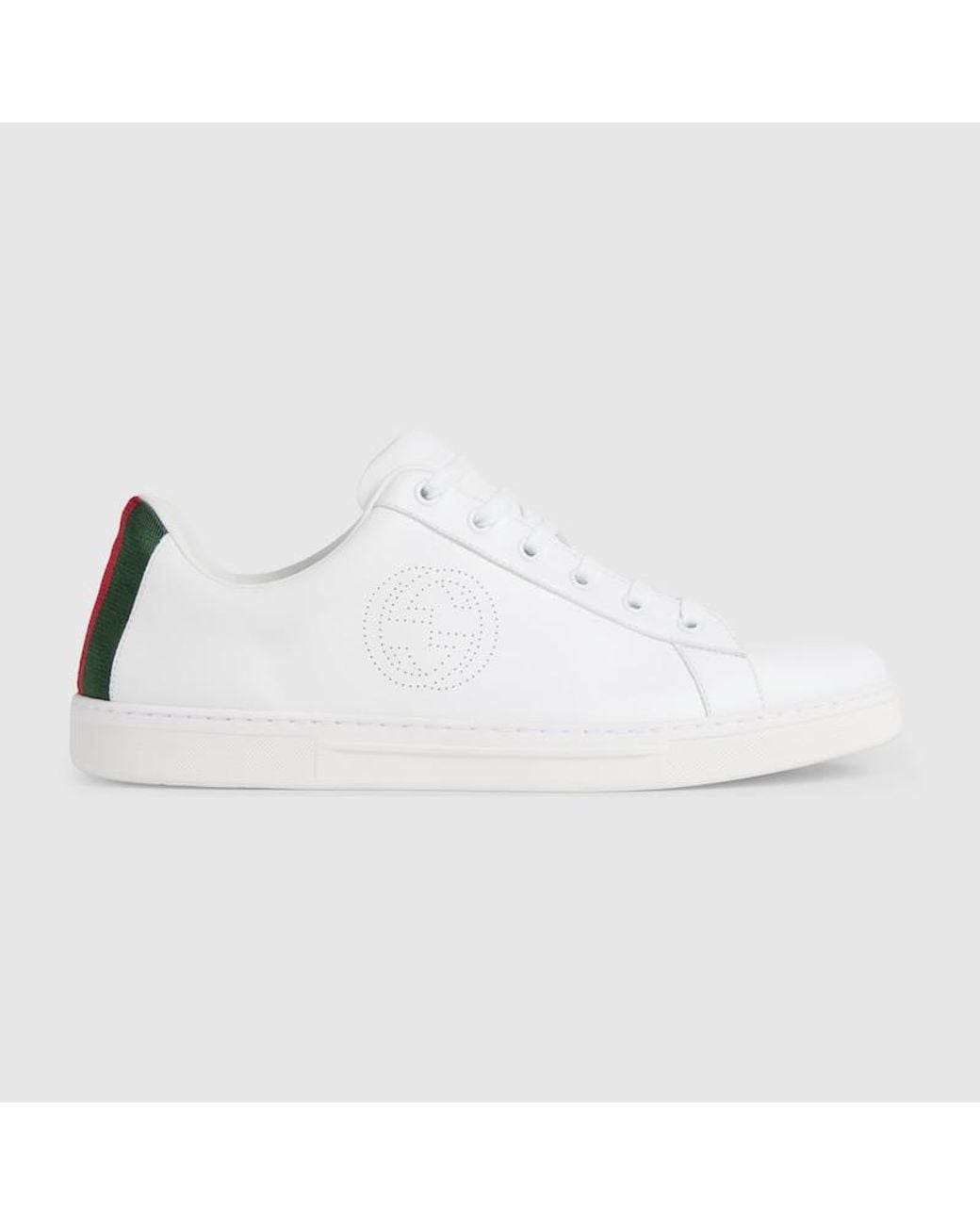 Gucci White Ace Sneaker, Leather for men