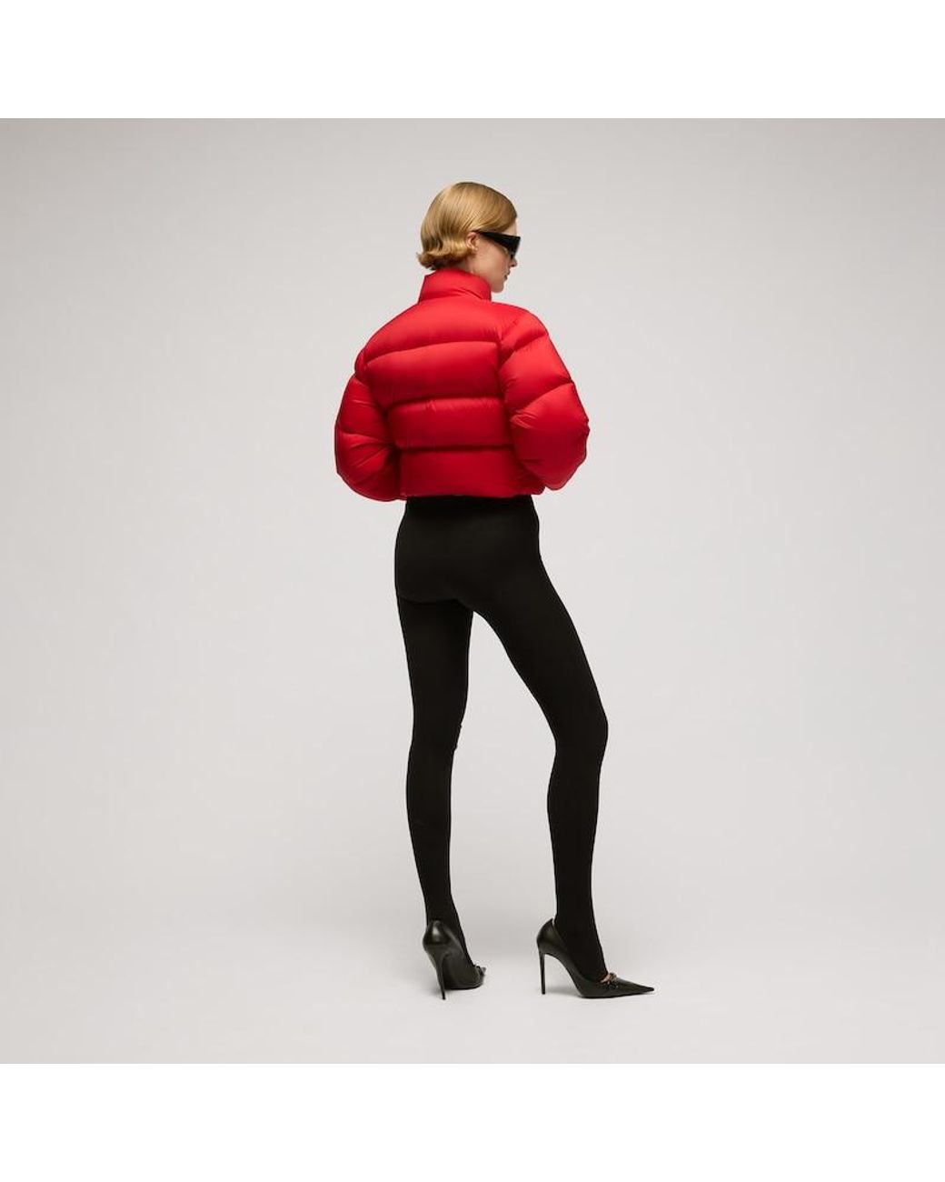 Gucci Red Padded Polyester Puffer Jacket, Size M, Ready-To-Wear