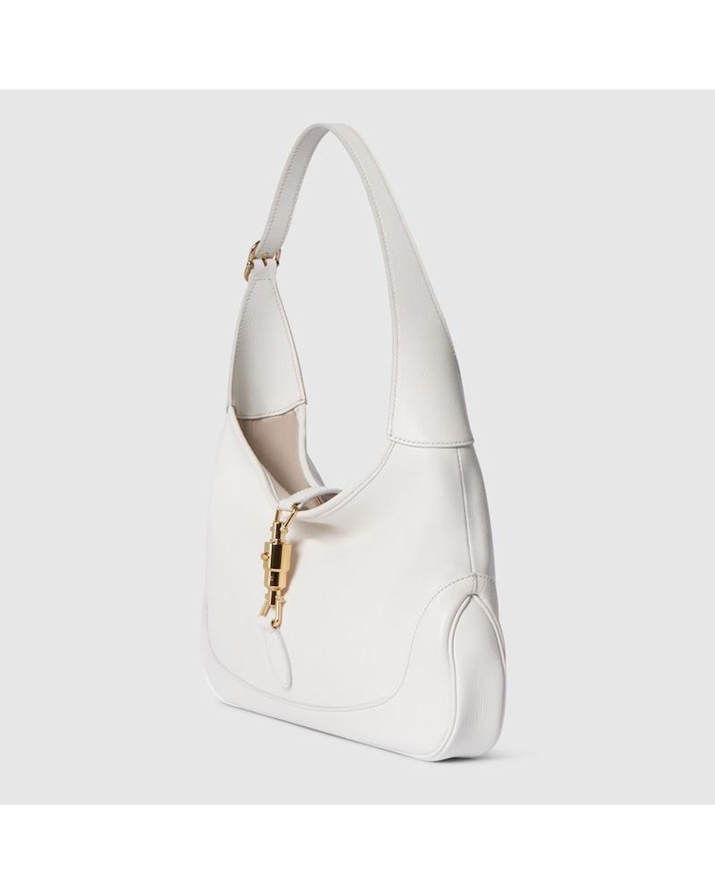 Gucci White Jackie 1961 Medium Shoulder Bag