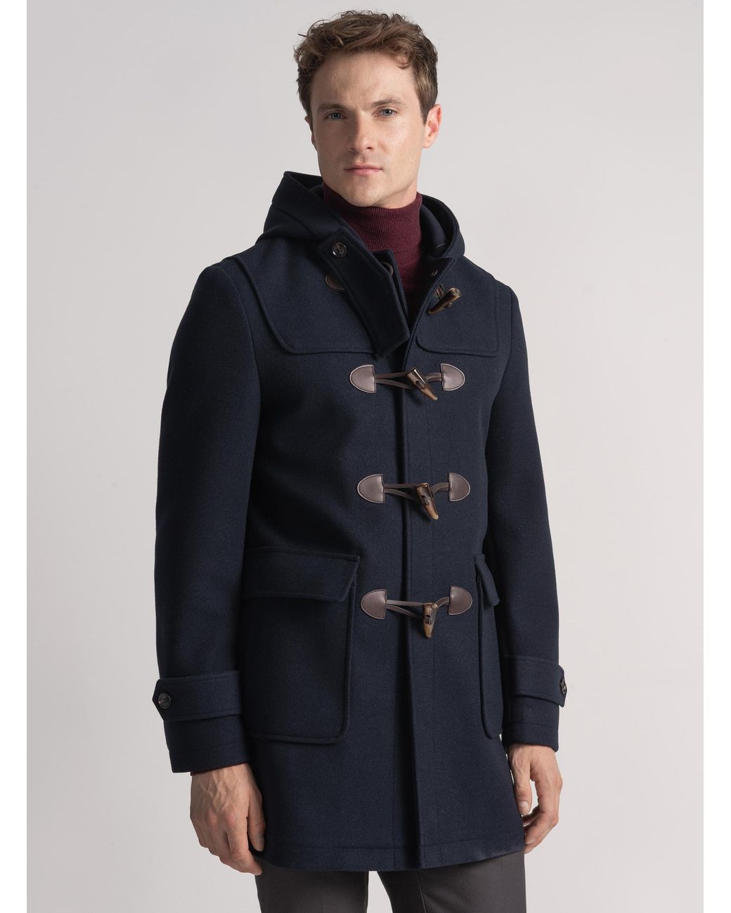 Gutteridge Basic-Duffel Aus Einer Wollmischung in Blue für Herren