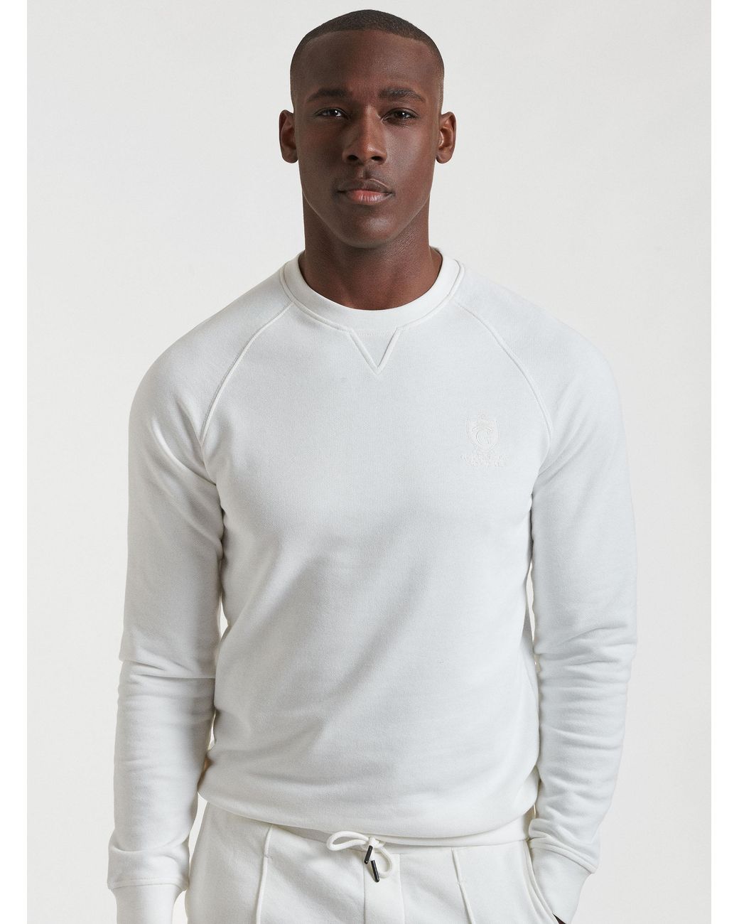 Sudadera Lisa, , , Talla Gutteridge de hombre de color White