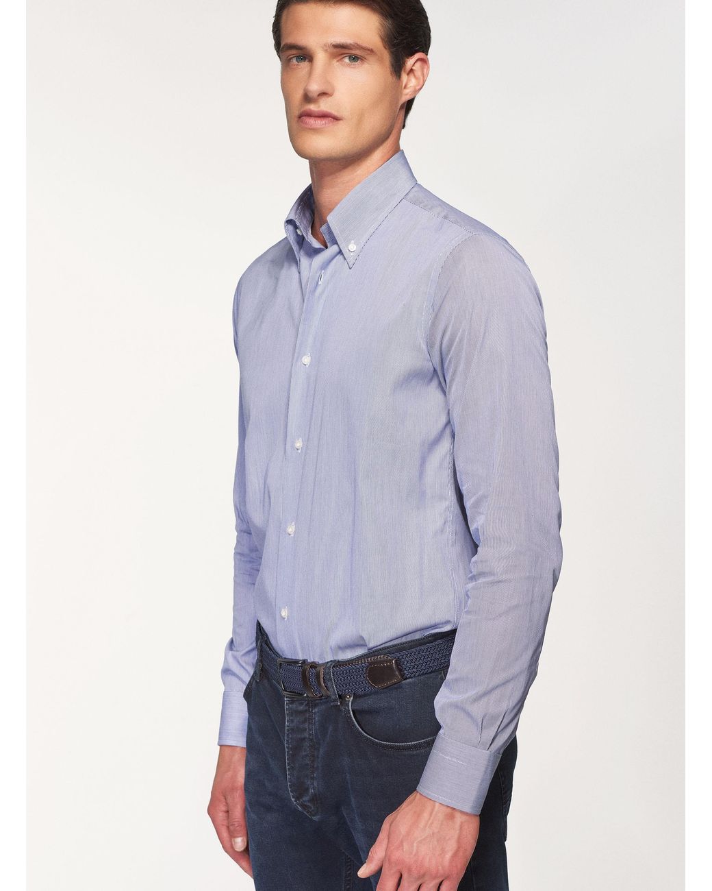 Camicia Button Down di Gutteridge in Blue da Uomo