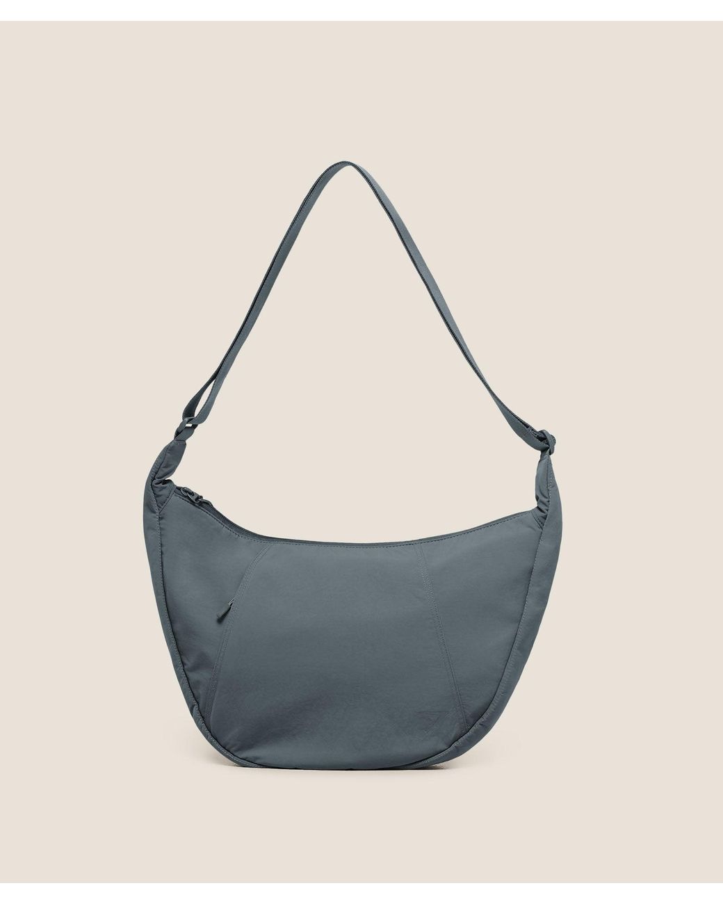 GYMSHARK Blue Large Pleat Crossbody