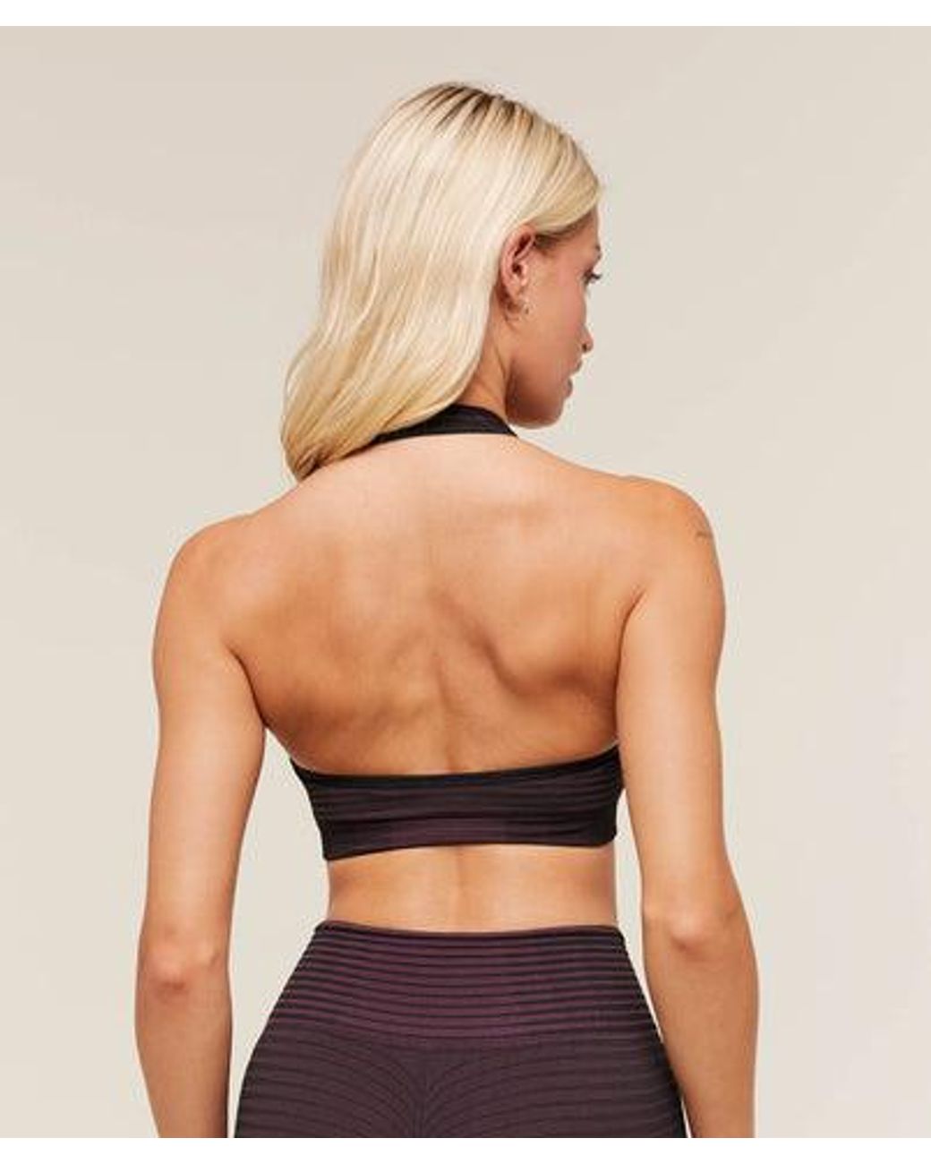 GYMSHARK Black Sport Seamless Sports Bra