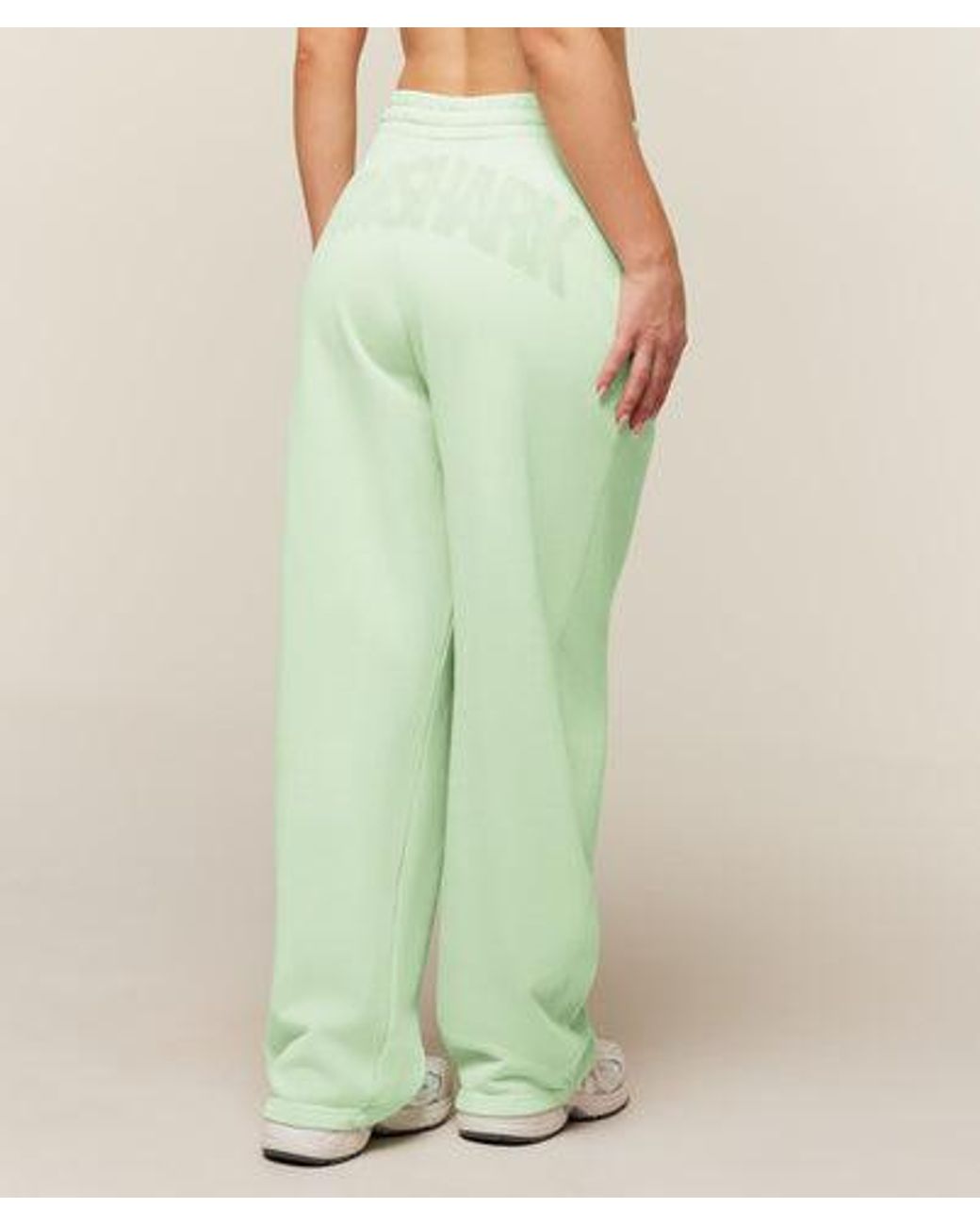 GYMSHARK Green Power Straight Leg Pants Short