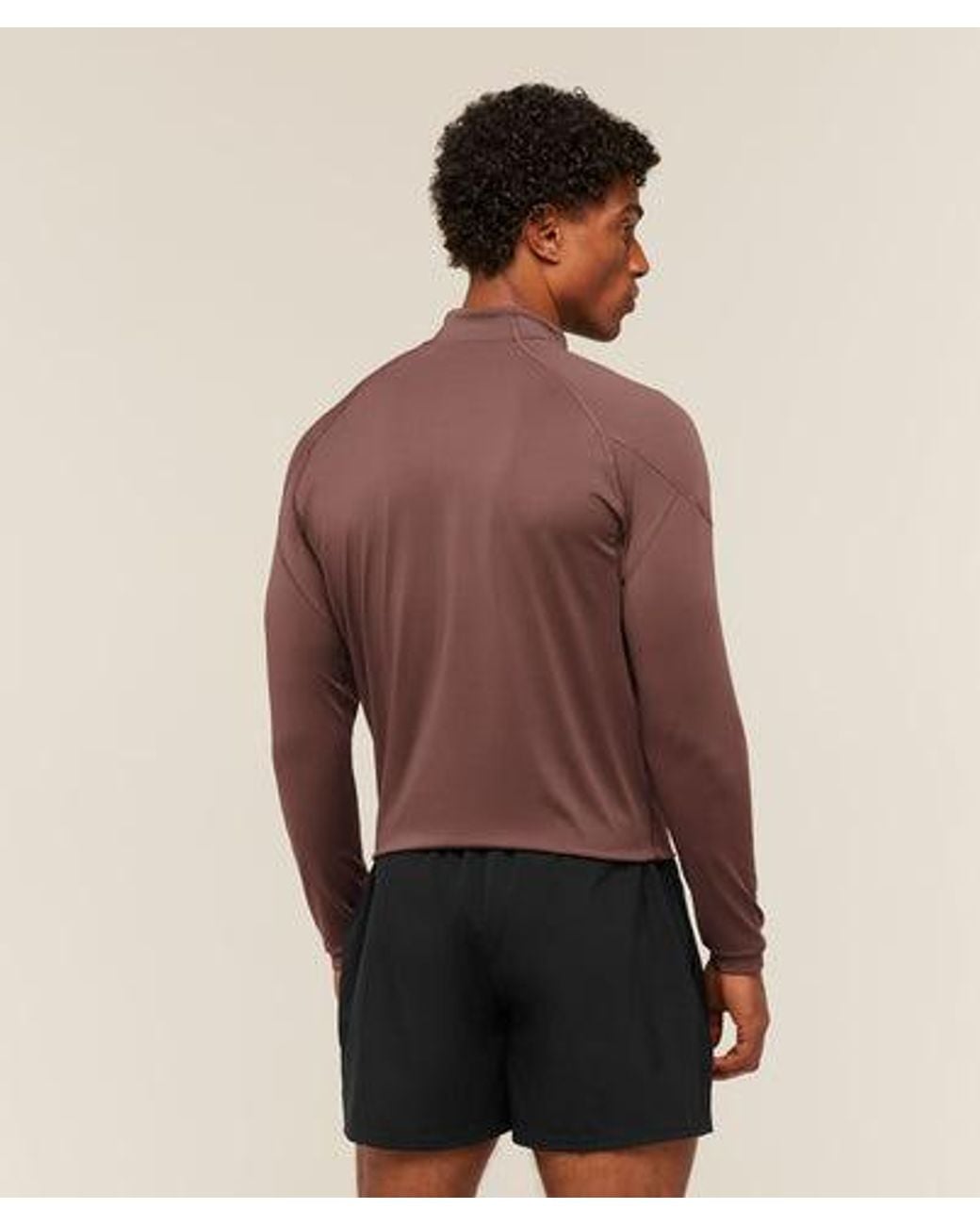 GYMSHARK Red Performance 1/4 Zip for men