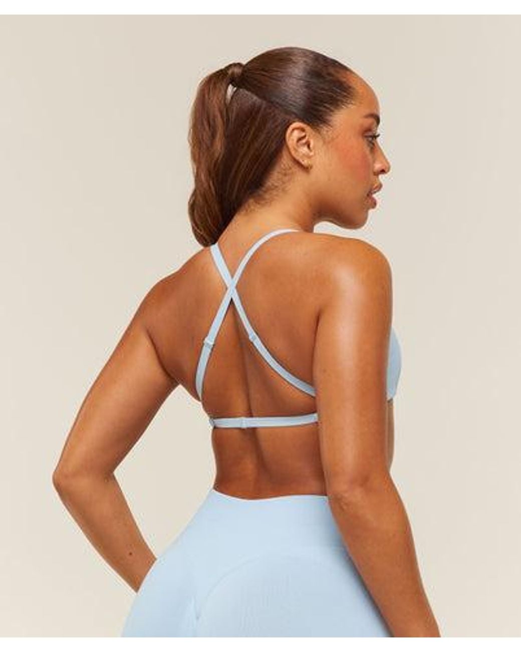 GYMSHARK Blue Lift Seamless 2.0 Sports Bra