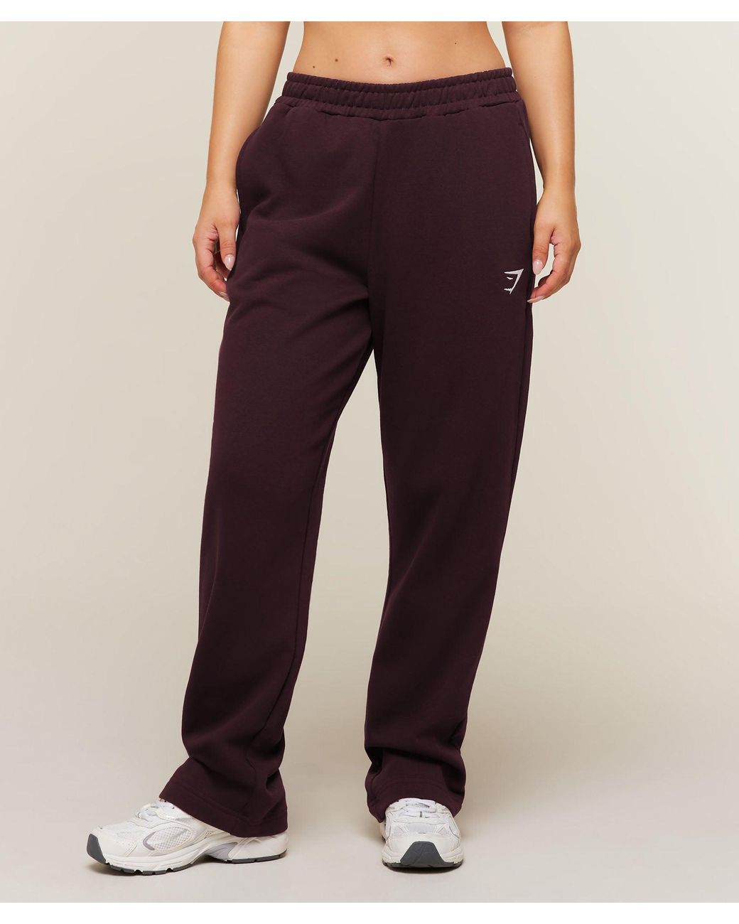 GYMSHARK Purple Training Fleece Straight Leg Short Sweatpants
