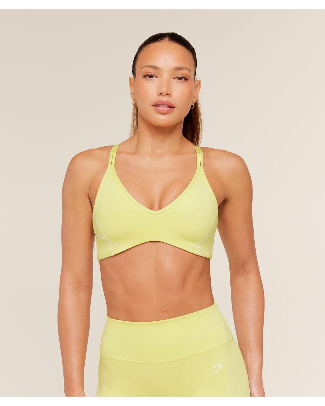 GYMSHARK Green Volt Light Support Sports Bra