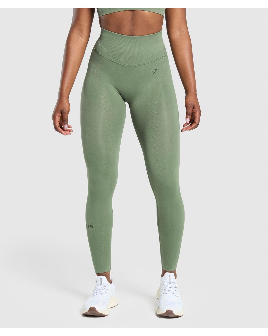 GYMSHARK Green Activate Seamless Leggings