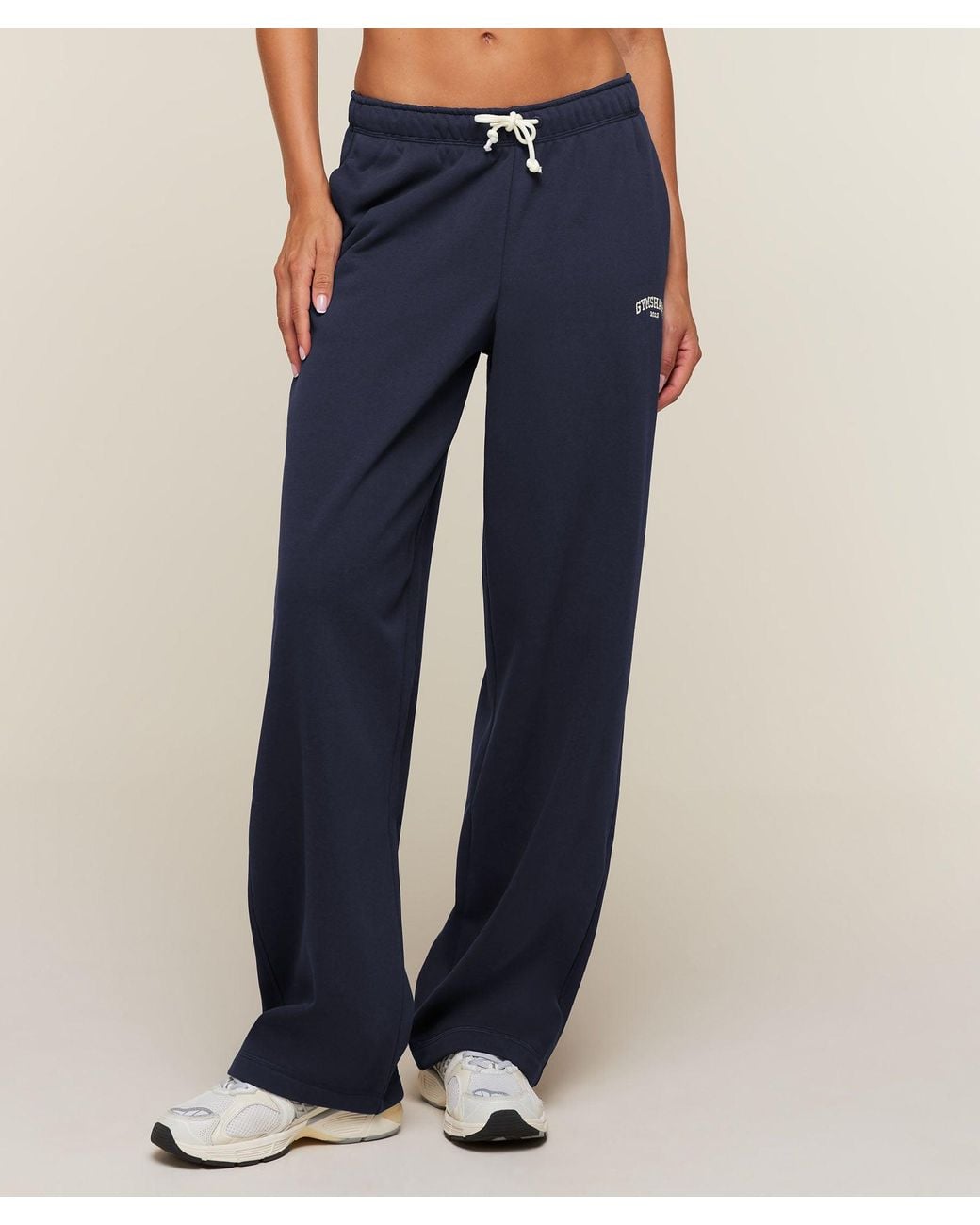 GYMSHARK Blue Cosy Luxe Campus Pants Tall