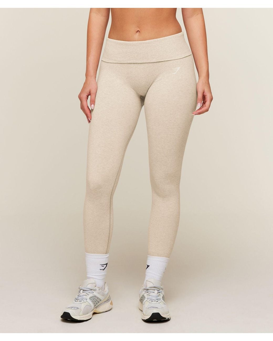 GYMSHARK Natural Cottonmove Leggings