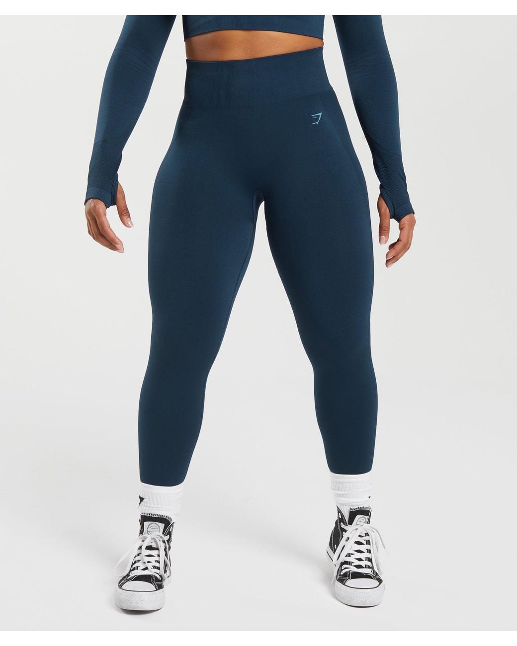 GYMSHARK Blue Flex High Waisted Leggings