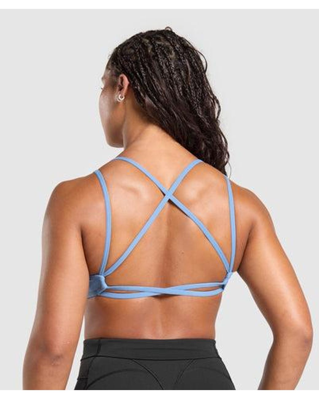 GYMSHARK Blue Legacy Bra