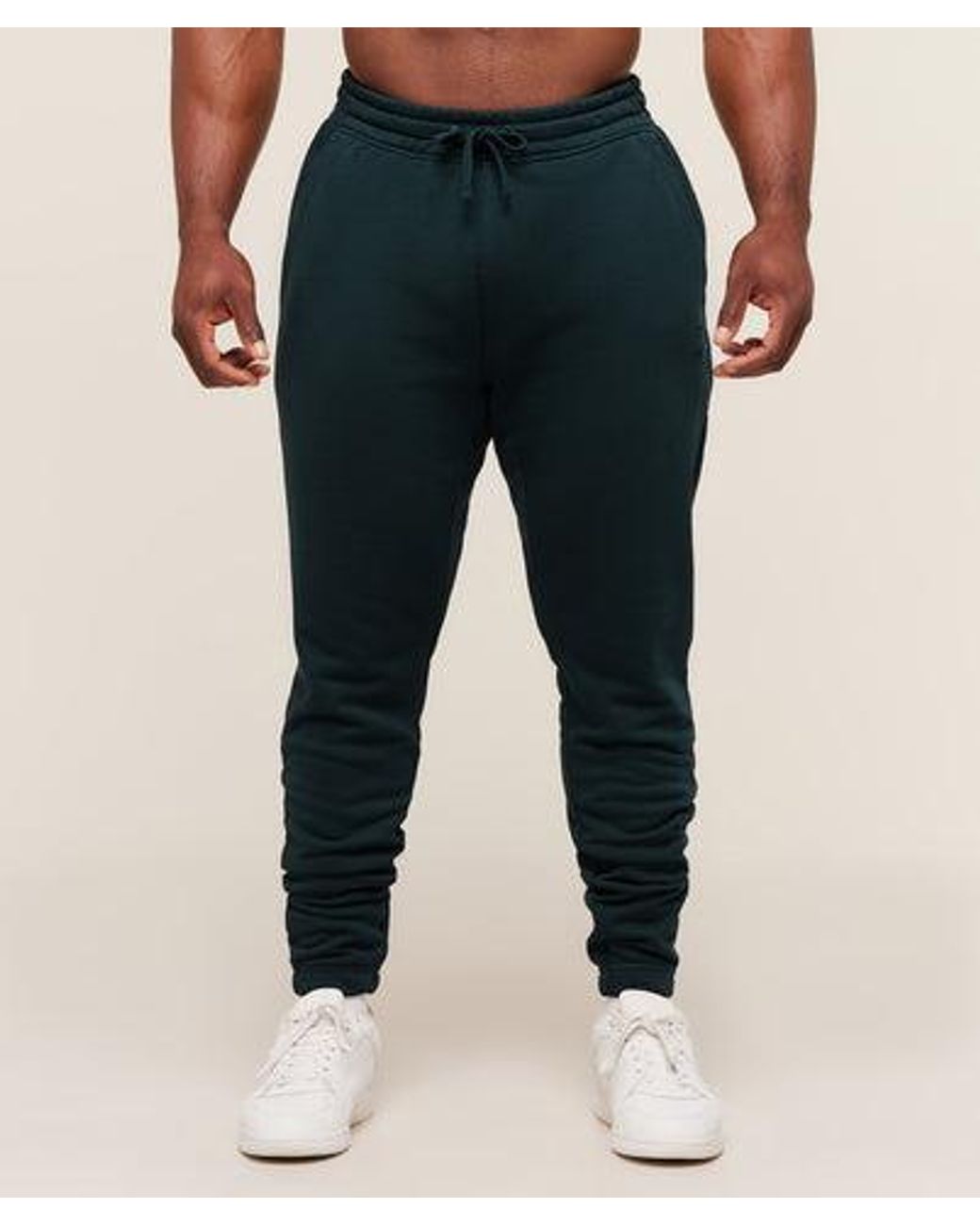 GYMSHARK Blue Power Wordmark Joggers for men
