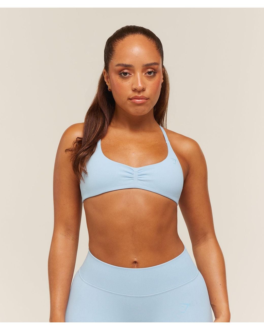 GYMSHARK Blue Lift Seamless 2.0 Sports Bra