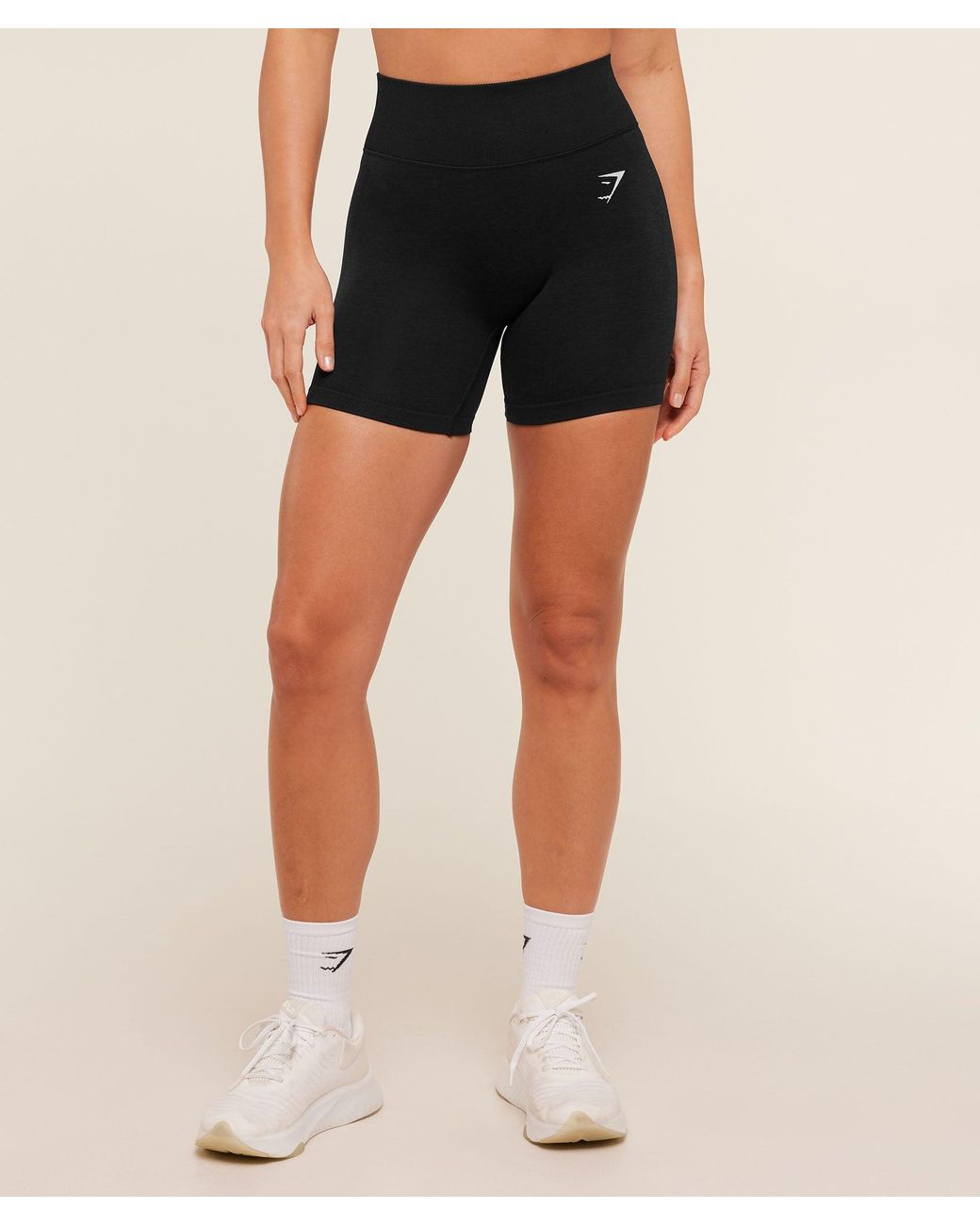 GYMSHARK Blue Relay Seamless High-Rise Shorts
