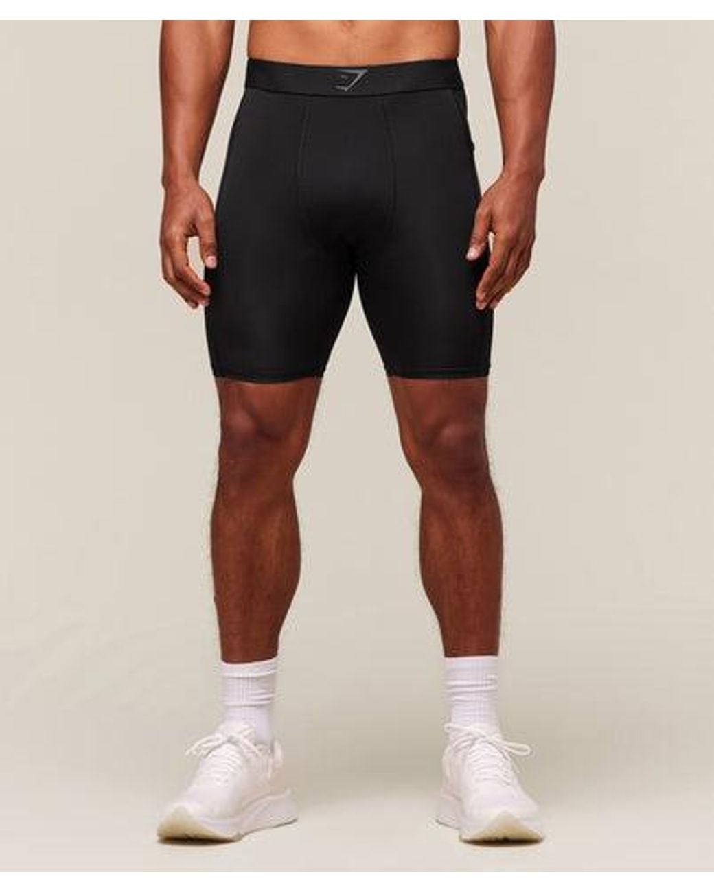 GYMSHARK Black Element Baselayer Short for men