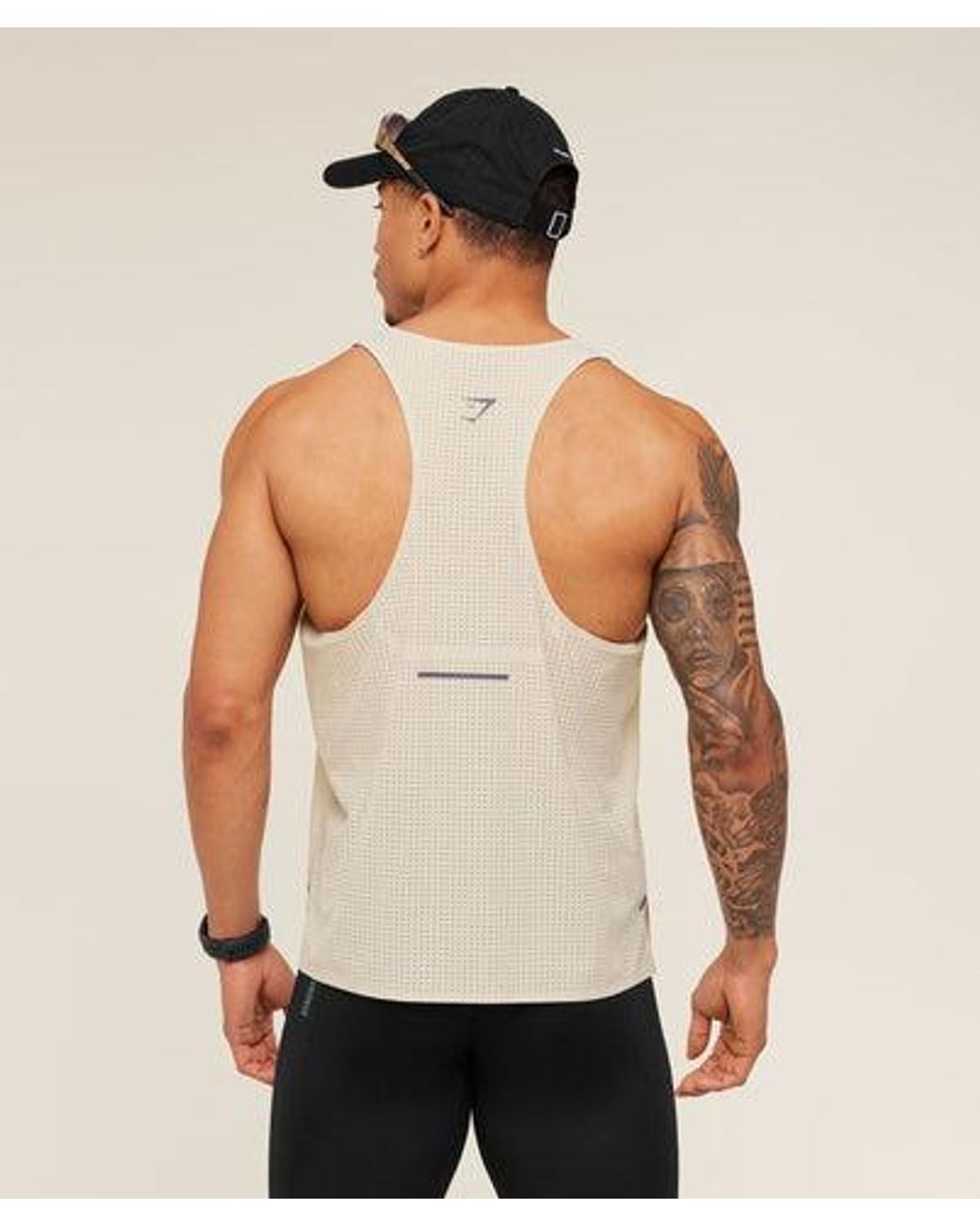 GYMSHARK Natural Running Elite Race Vest for men