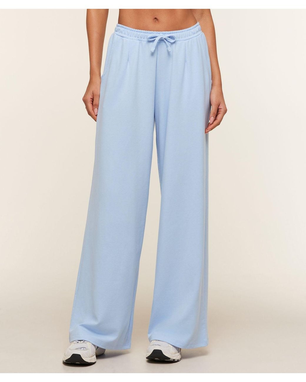 GYMSHARK Blue Lightweight Wide Leg Pant Tall