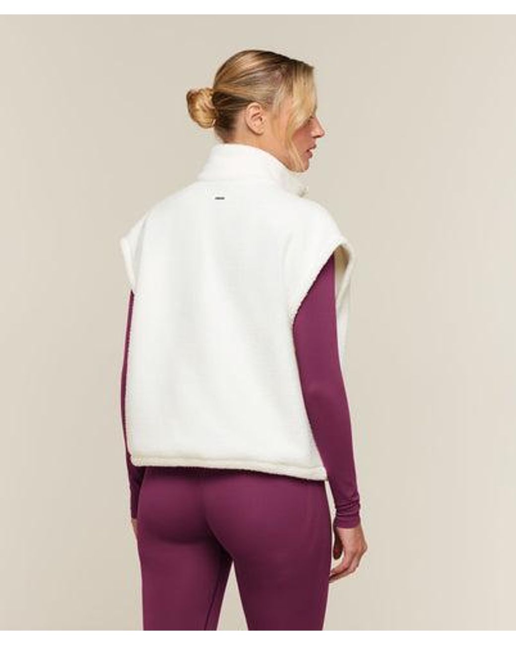 GYMSHARK Purple Sherpa Gilet