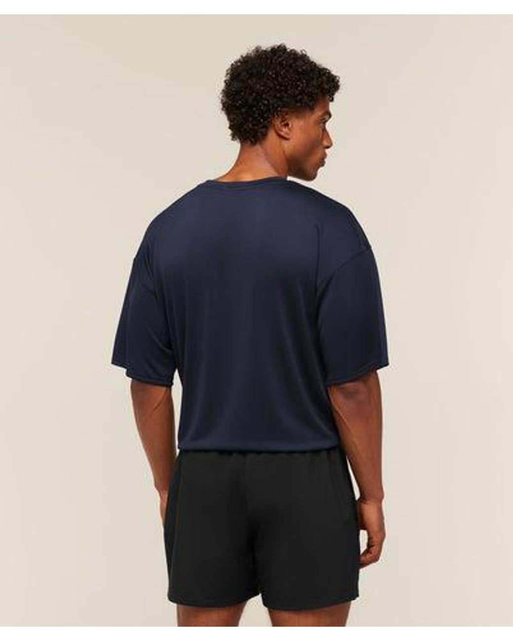 GYMSHARK Blue Arrival Oversized T-Shirt for men