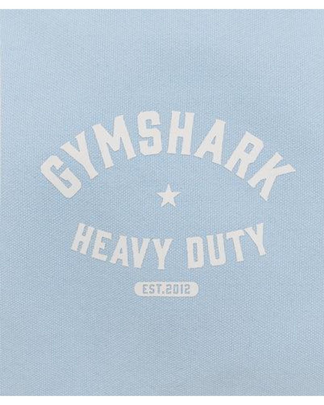 GYMSHARK Blue Logo Duffle Bag